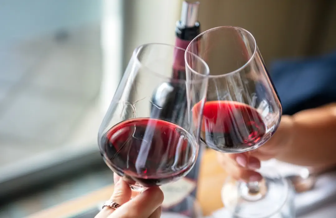 verres vin rouge